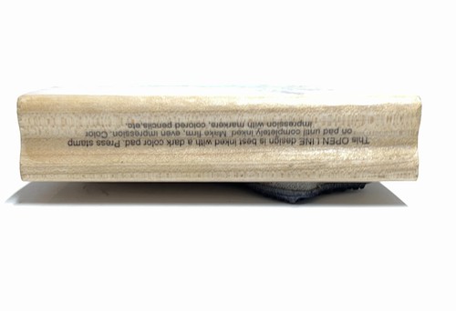 TULIP CORNER Rubber Stamp by STAMPENDOUS Flower Ribbon Bouquet M047  - Picture 6 of 6