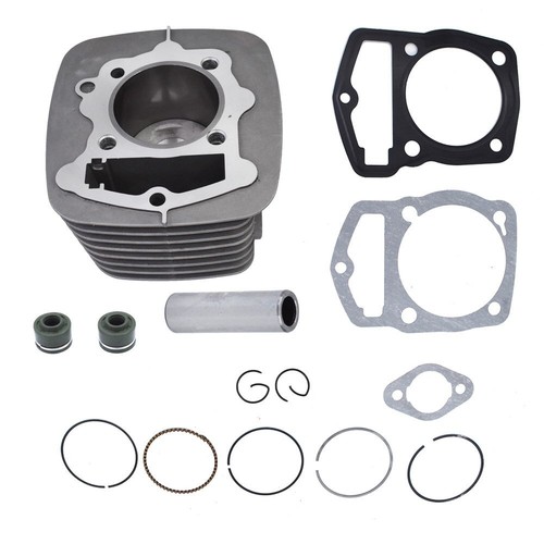 Kit de cilindros para Honda ATC 200 XL200 223CM3 250cc pistón 65,5 mm anillos perforados CY-50 - Imagen 5 de 10