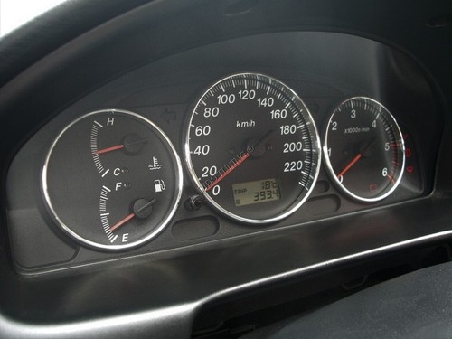 Fits: Mazda MPV II LW 1999-2006   3-Teilig Aluminium Tachoringe Tacho Ringe - Picture 1 of 10