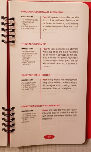 Frozen Drinks by Cheryl Charming 2008 A to Z Recipes 250 pages Coil Binding - Imagen 4 de 9