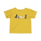 Little Bear Cat Owl Hen Duck Animated 90s Television Show Infant Baby T-Shirt