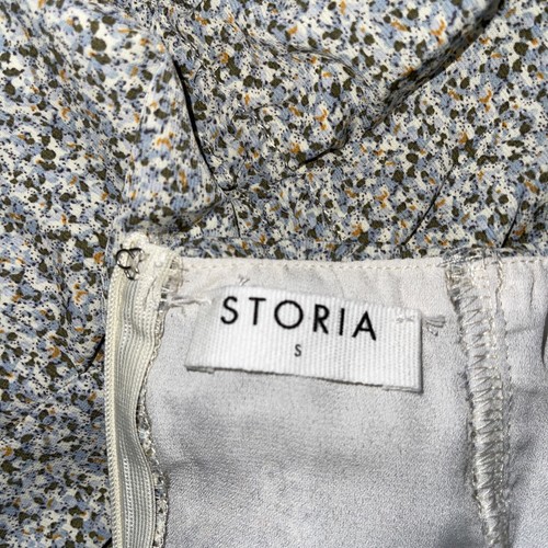 Storia Vici Schulterfreies Kleid mit Blumenmuster S - Bild 6 von 8