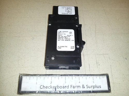 NOS Airpax 15A Single Pole Circuit Breaker LR26229 209-1-1-63-3-1-15