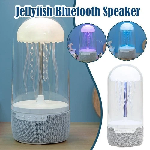 Creative Jellyfish Bluetooth Speaker Colorful Night Light Light Atmosphere - Picture 1 of 13