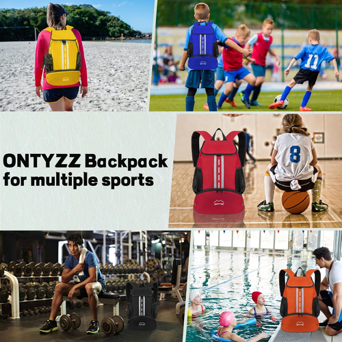 Borsa Da Calcio Zaino Sportivo Impermeabile Con Portascarpe Multifunzionale Zain - Foto 6 di 12