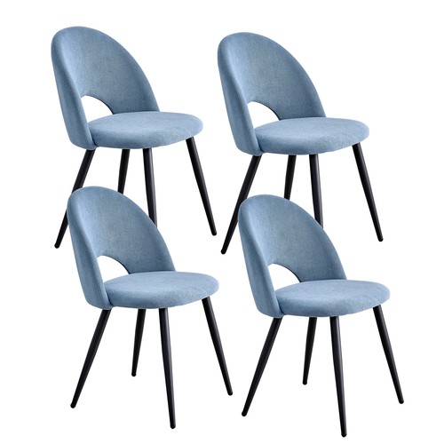 4 sillas,sillas de comedor de diseño calado,sillas de cocina nórdicas,varios - Imagen 14 de 15
