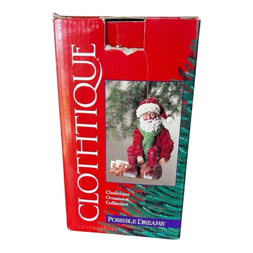 Clothtique Santa Possible Dreams Ice Capers Ornament - Picture 20 of 23
