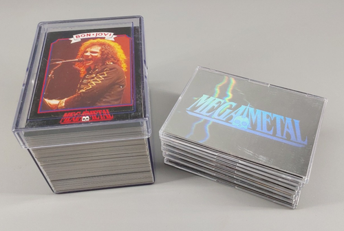 Mega Metal Trading Cards Complete Set 1-150 + 7 Holos Impel 1991 - Picture 5 of 5