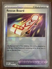 RESCUE BOARD 126/131 PRISMATIC EVOLUTIONS POKEMON (POKE BALL HOLO, NM)