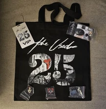 The Used 25th Anniversary Tour VIP merch item BUNDLE Pin set, Tote, Pass, Camera