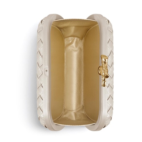 Gewebte Clutch Geldbörsen für Frauen Elegant, PU Leder Abendtaschen Formell mit Cha... - Bild 2 von 7