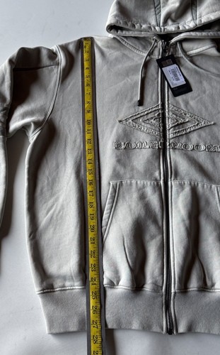 Boiler Room X Umbro Applique Hoodie Men’s Large Grey Zip Up - Picture 9 of 14