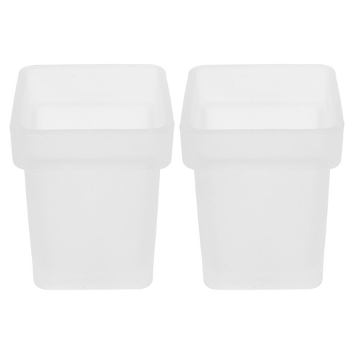  Lindo cepillo de dientes para inodoro de vidrio 2 piezas accesorios de baño - Imagen 12 de 12