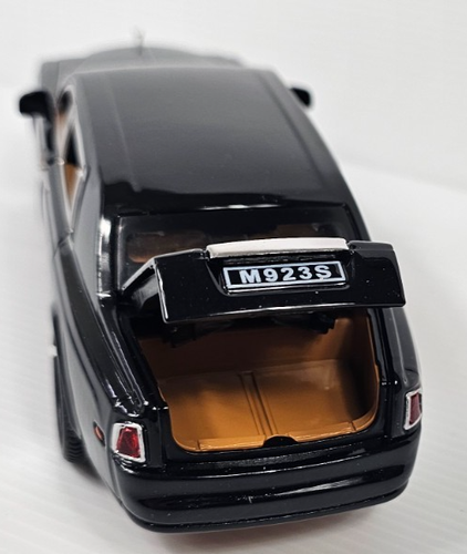 ROLLS ROYCE PHANTOM BLACK 1:24  DIECAST - XLG PULLACK - Sounds - M923S-6 - Picture 6 of 24