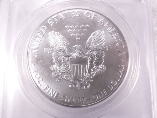 NobleSpirit ME) 2020 P Eagle Silver Dollar Emergency Prod. 1st Strike ANACS MS70 - Picture 4 of 4