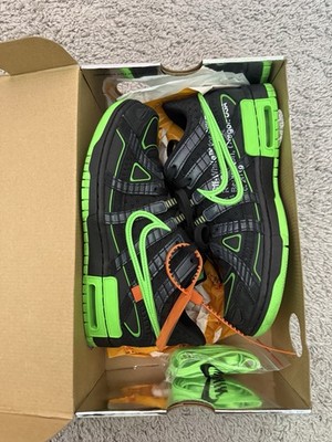 Nike Off-White x Air Rubber Dunk University Green CU6015 001 Size 6.5 M 8 W