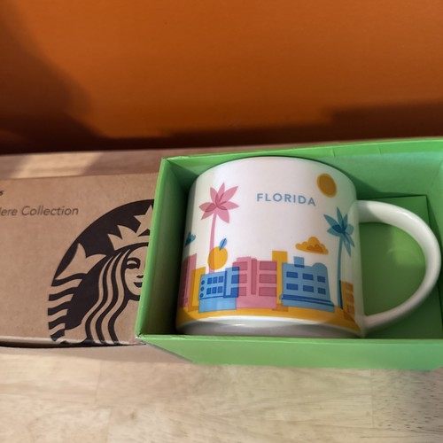 Starbucks Florida You Are Here YAH Serie 14 Unzen Kaffeebecher Neu im Karton - Bild 1 von 11