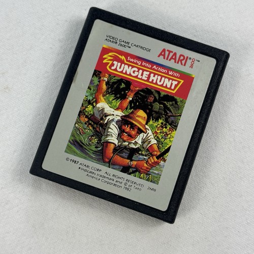 Atari 2600 Jungle Hunt VCS 1987  Video Games Cartridge Only - Picture 1 of 8