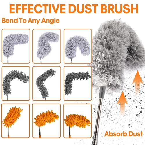 Dusters for Cleaning High Ceiling Fan, Microfiber Duster with Extension Pole ... - Bild 4 von 8