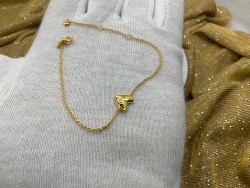 monica vinader Heart Chain Bracelet 18k Gold Vermeil RRP £85 - Picture 17 of 18