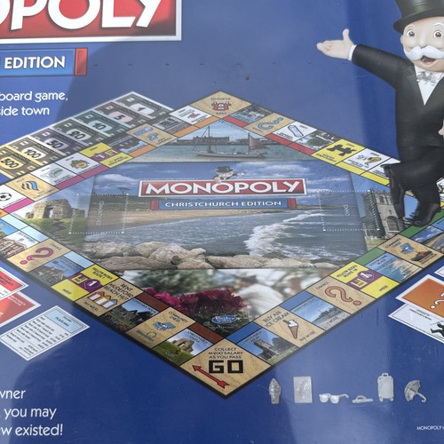 Monopoly Christchurch Edition Board Game Mudeford Quay Castle Priory - Brand New - Picture 2 of 2