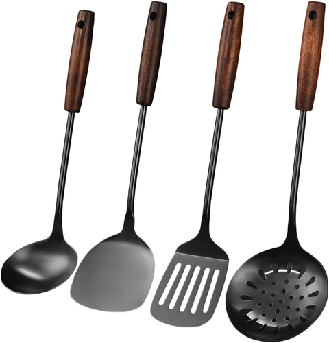 Set Di Utensili Da Cucina in Acciaio Inossidabile 304, 4 Pezzi Include Set Di Sp