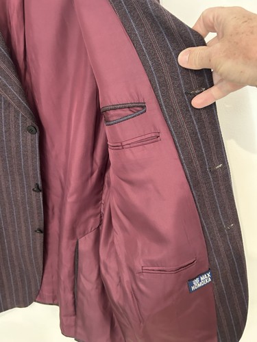 Max Homolka vintage 1960s Austrian blazer sports jacket wool Size 44* - Picture 8 of 9