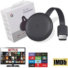 NEW Chromecast Google Wireless HDMI-Compatible HD Display Media Streaming Video