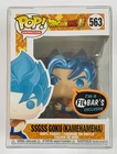 Dragon Ball SSGSS Goku Kamehameha #563 Metallic Filbar's Exclusive Funko Pop HTF