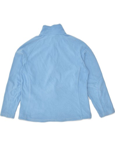 SALEWA Giacca in pile da donna UK 12 blu medio poliestere KL14 - Foto 2 di 3