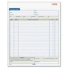 Tops Purchase Order Book - 50 Sheet[s] - Wire Bound - 2 Part - Carbonless -