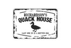 Custom Duck House Metal Sign - Personalized Wall Art