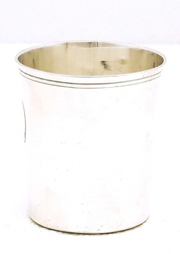 Französischer Sterling Silber Becher fein graviert Edouard Corvasier 1863-80 950 - Bild 9 von 15