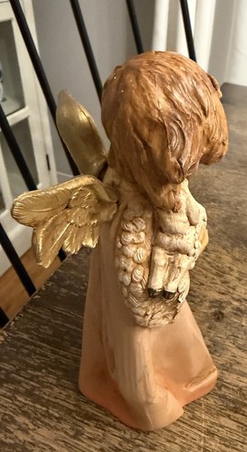 Vintage Fontanini E Simonetti Italy 1988 #562 Angel Lamb Figurine Shepherdess - Picture 4 of 12