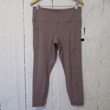 New 90 Degree by Reflex Leggings XL X Large Mauve Gray Odor Free Powerflex