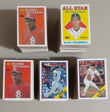 1988 Topps Baseball 800+ Card Commons Lot (Nr Mint -Mint)