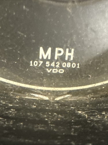1972 Mercedes R107 350SL Instrument Cluster Speedometer Tachometer 1075420801 - Picture 7 of 24