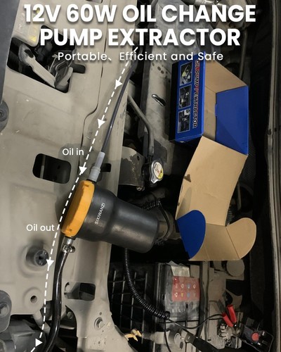 SIXIWANZI 12V 60W Oil Extractor Pump, for Boat, Motorcycle,...  - Bild 2 von 6