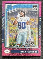 2024 Donruss Optic Ryan Flournoy Pink Velocity 69/80 RC Cowboys Rookie SSP 📈 🔥