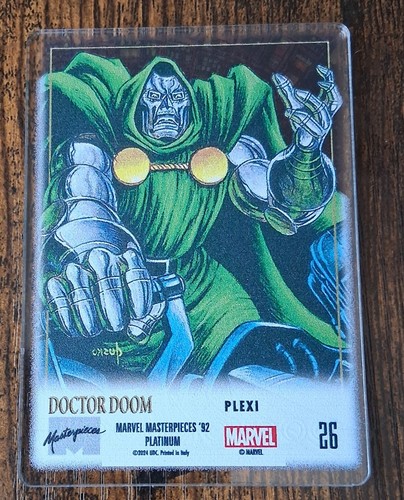 2024 Upper Deck Marvel Masterpieces '92 Plexi Doctor Doom ๐บ๐ธ - Picture 4 of 6