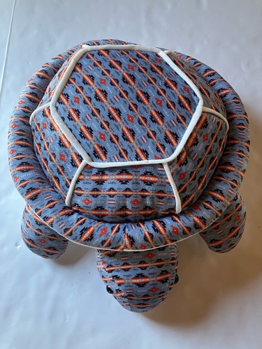 Nu Trendz Signature Collection Plush Turtle Pillow Footstool Aztec Boho NWT - Picture 1 of 9