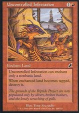 Uncontrolled Infestation - Medium Play MTG Scourge