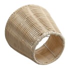  Retro-Rattan-Lampenschirm: Ersatz-Pendelleuchtenabdeckung – E27-Lampenschirm
