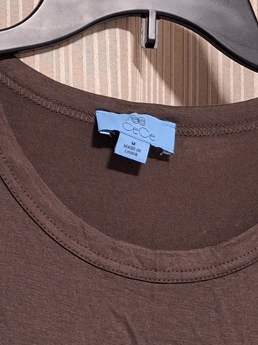 Cece Brown Tank Top Scoop Neck Size Medium  - Bild 2 von 2