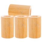 4 Pcs Heightening Leg Blocks Chair Extenders Bed Risers Heavy Duty