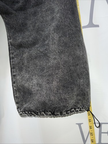 Women’s Orcie Boutique Black Denim Extra Wide Bib Overalls Capri Plus Size 4XL. - Foto 6 di 11