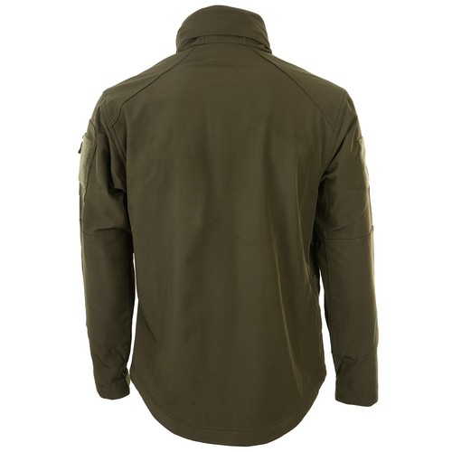 Mil-Tec SCU 14 Soft Shell Jacket - Ranger Green - Various Zipped Pockets - Picture 4 of 9