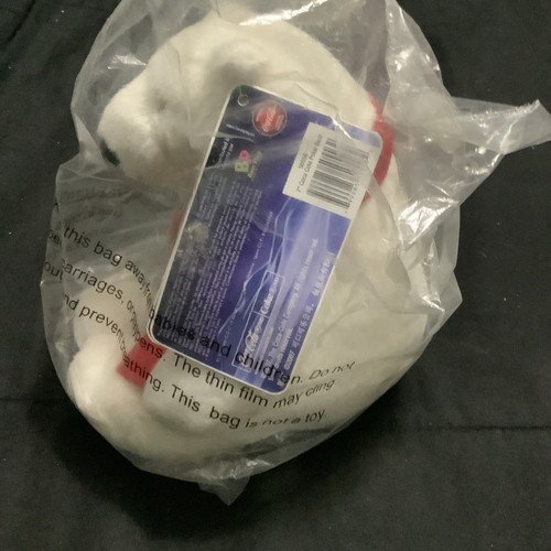 New Coca Cola Collectible Polar Bear Red White Scarf Black Nose 7" Plush 2007 - Picture 3 of 6