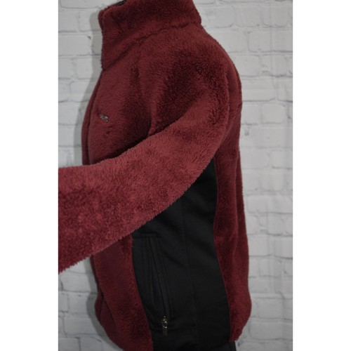 Columbia Plush Fleece Jacket Womens Size Medium Full Zip Camping Hiking Purple - Picture 5 of 9