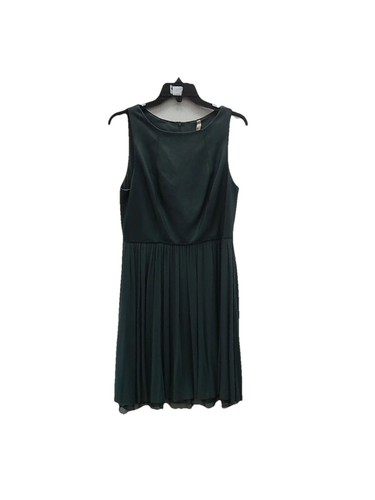 Bailey44 dunkelgrünes ärmelloses Damenkleid mit Faltenrock Große 1013-38